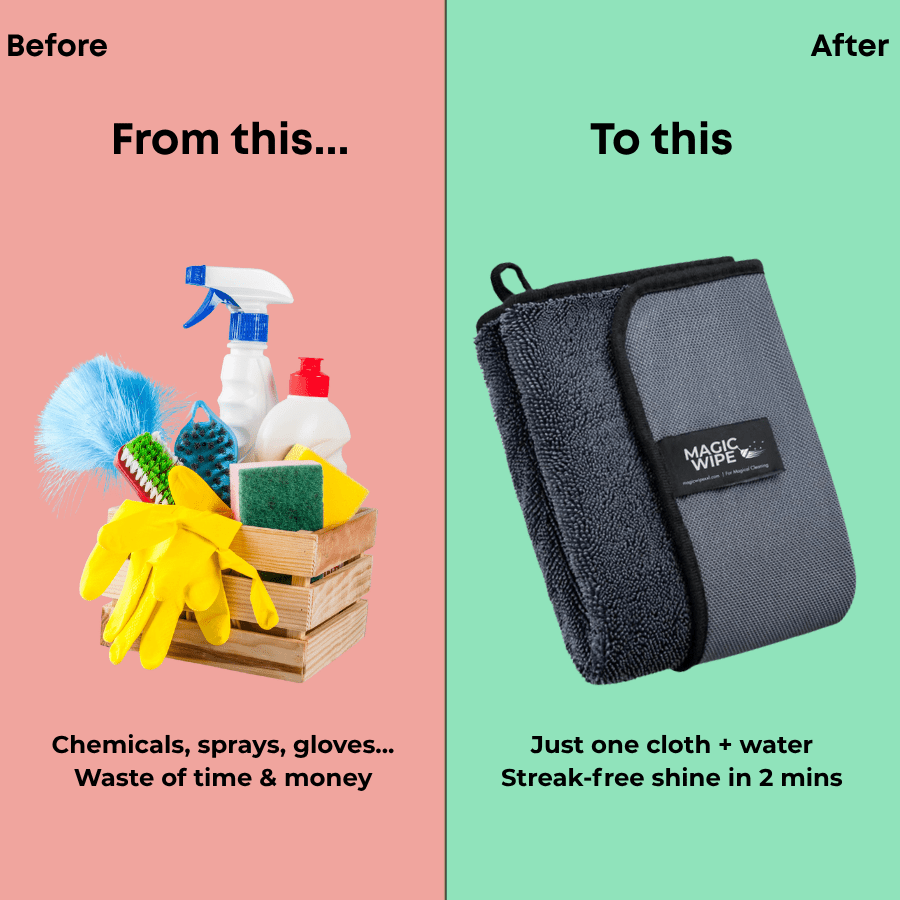 New Magicwipe™ XL Streak - Free Shine Cloth - Magicwipe