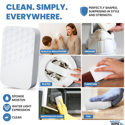 MagicWipe™ Power Sponge – Premium Cleaning Eraser (10 Pack) - Magicwipe