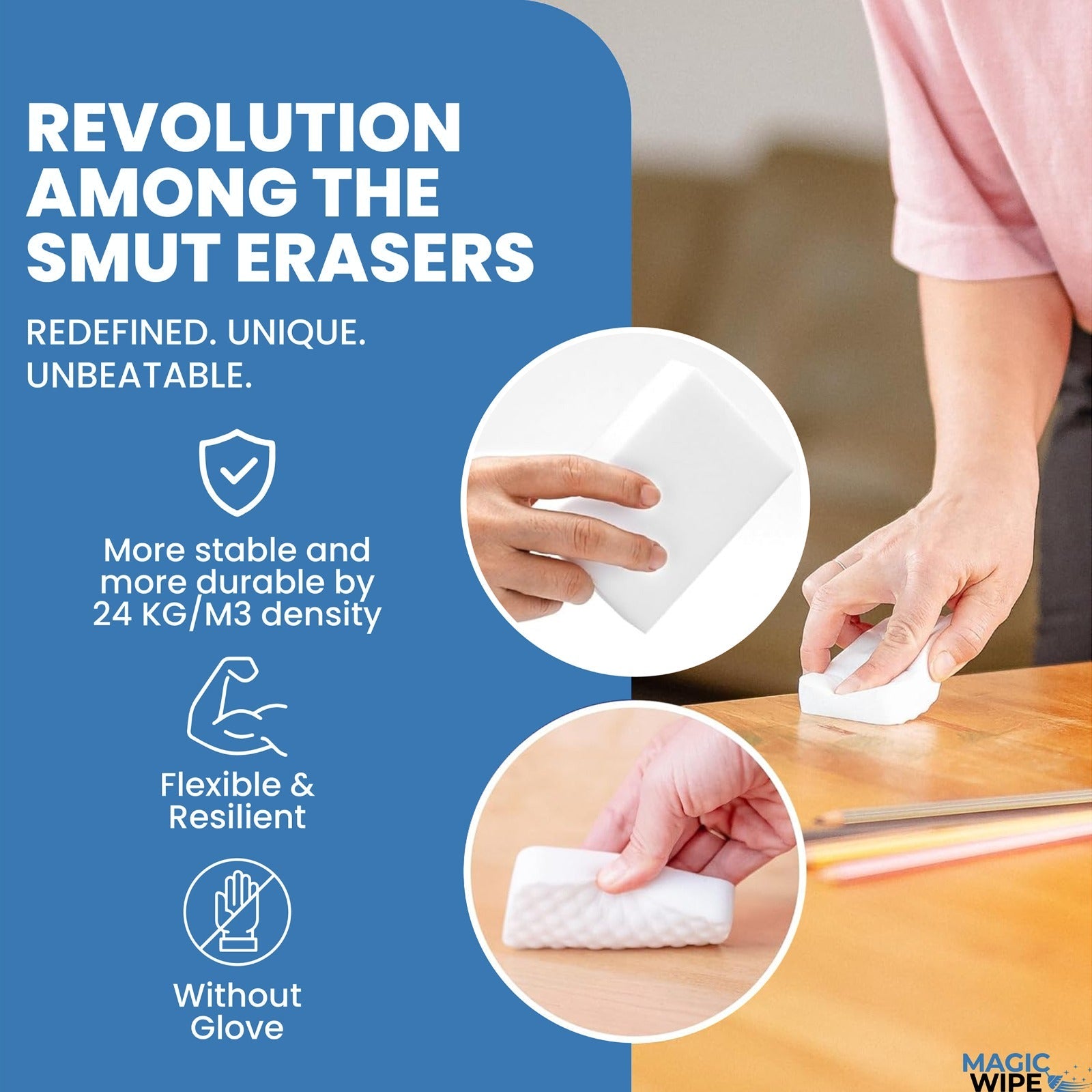 MagicWipe™ Power Sponge – Premium Cleaning Eraser (10 Pack) - Magicwipe