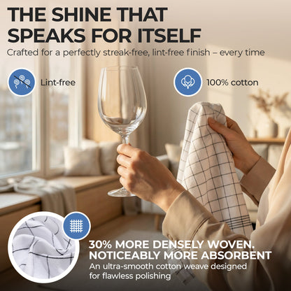 Magicwipe® Premium Cotton Tea Towels (50 × 70 cm) - Magicwipe