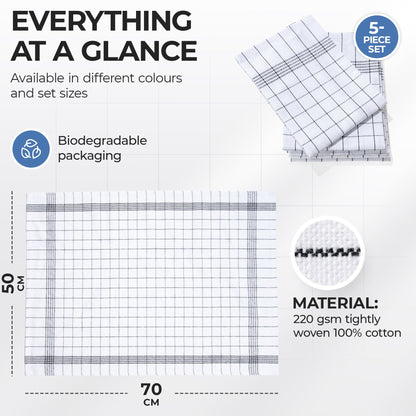 Magicwipe® Premium Cotton Tea Towels (50 × 70 cm) - Magicwipe