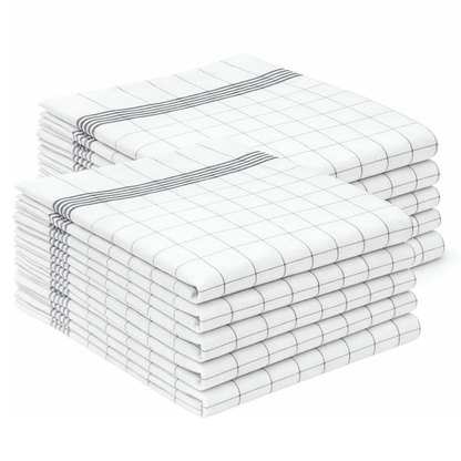 Magicwipe® Premium Cotton Tea Towels – Extra Thick 220 GSM - Magicwipe